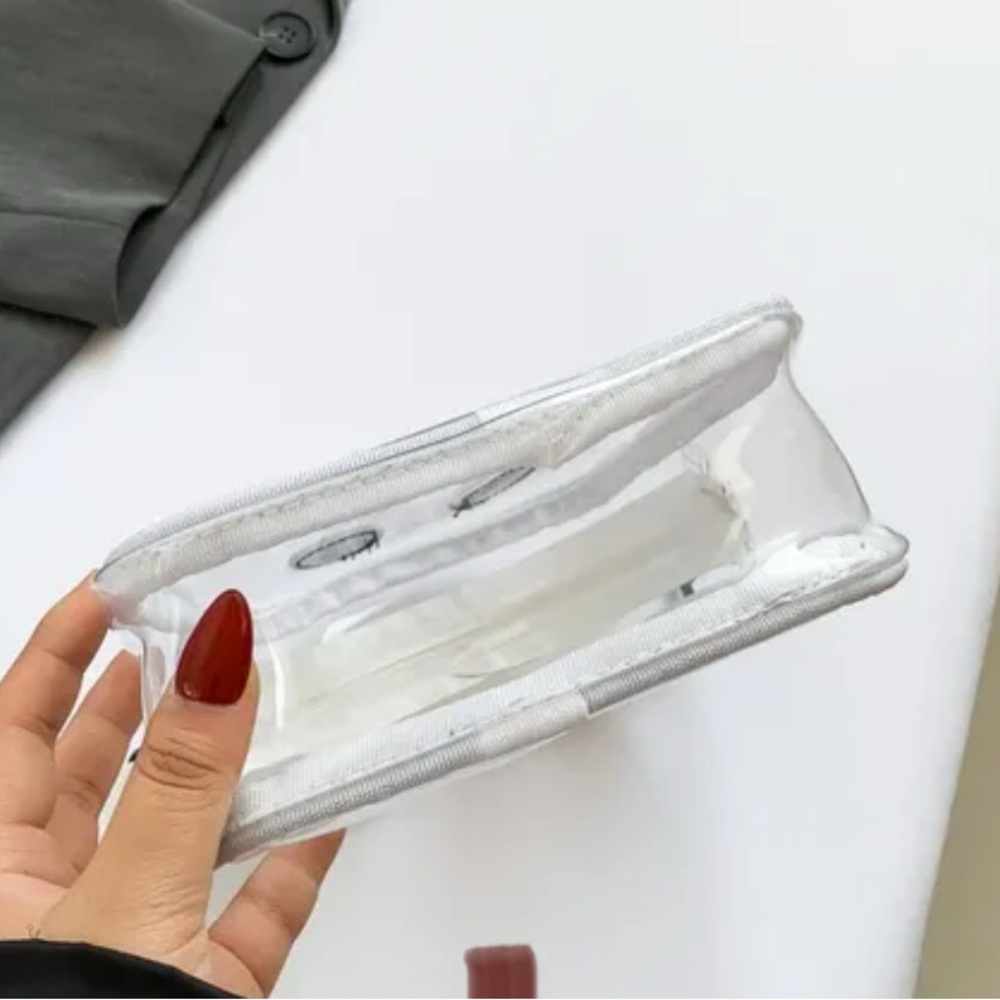 Clear Ghost Crossbody Bag Stadium Bag - Picture 4 of 5